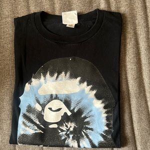 Bape Tie Dye Big Ape Head Tee